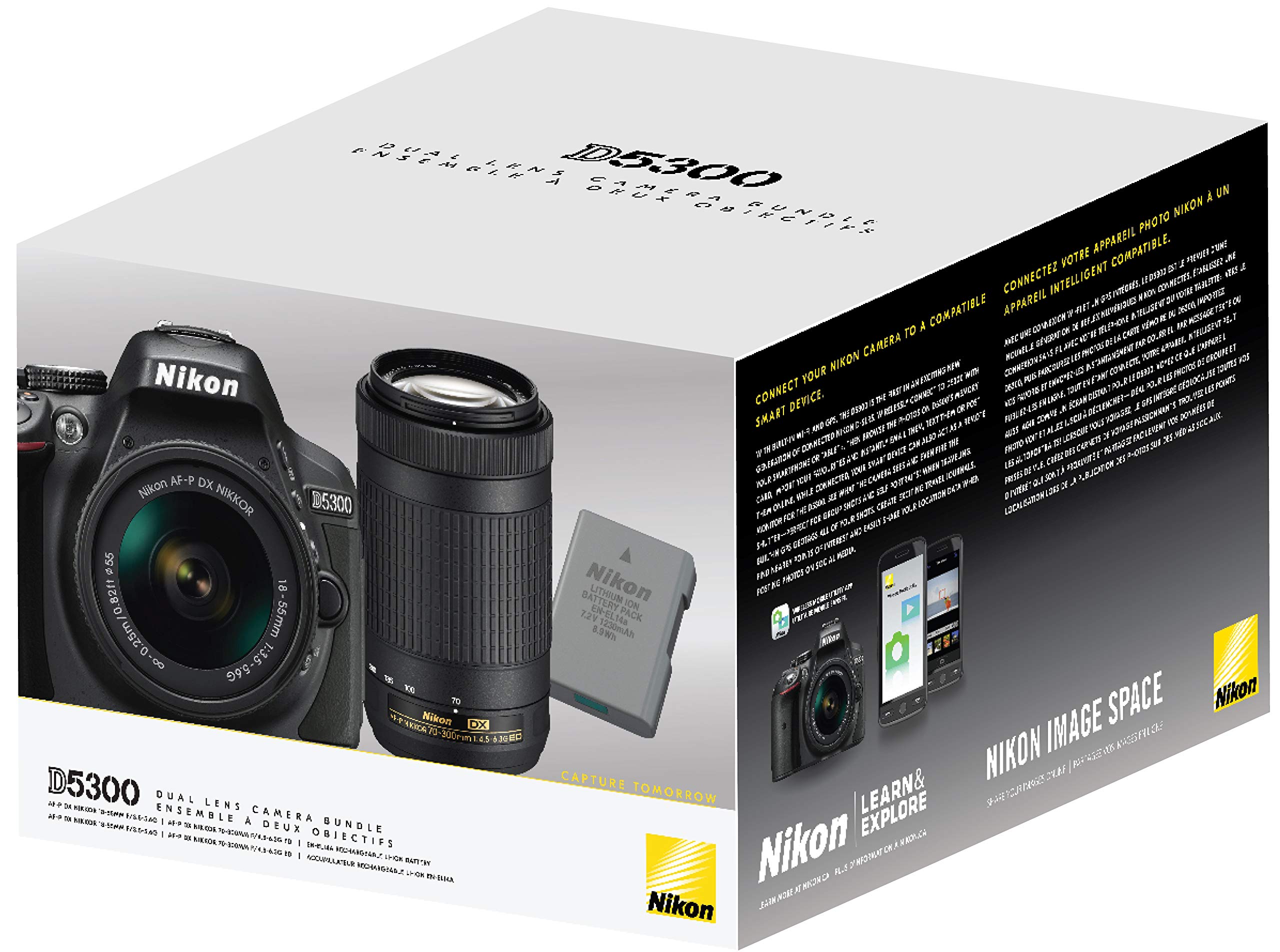 Nikon D5300 AF-P 18-55 AF-P 70-300 天龍 APARAT NIKON D5300+18-55 AF-P VR+70-300+32GB+STATYW+ PILOT